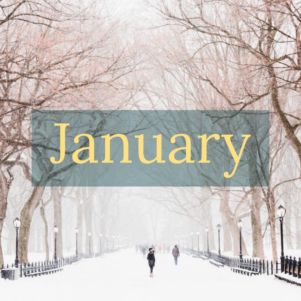 January sayings quotes and Bible verses for encouragement, inspiration, and motivation